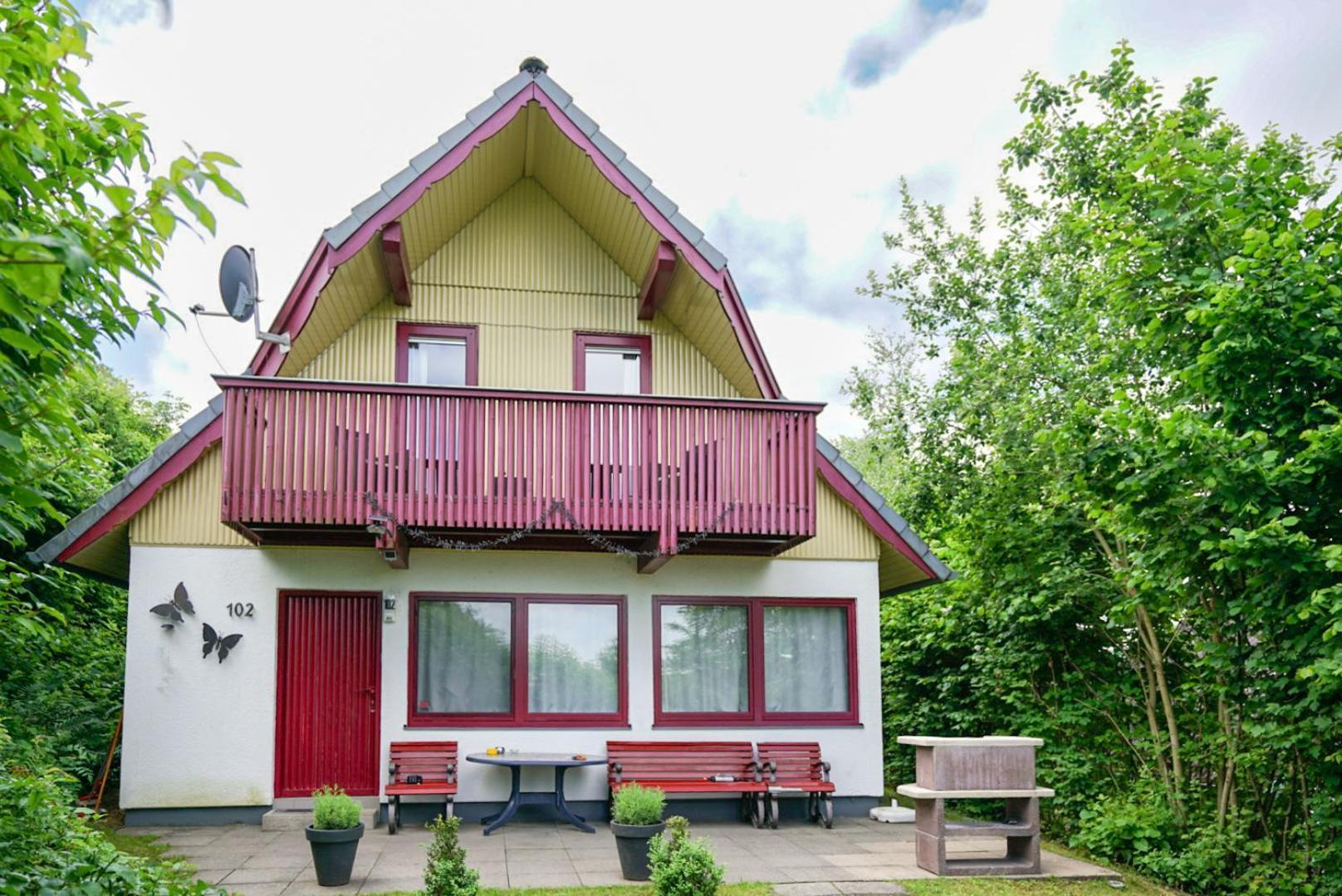 קירכהיים Ferienhaus "Schmetterling" Am See Im Bergland מראה חיצוני תמונה