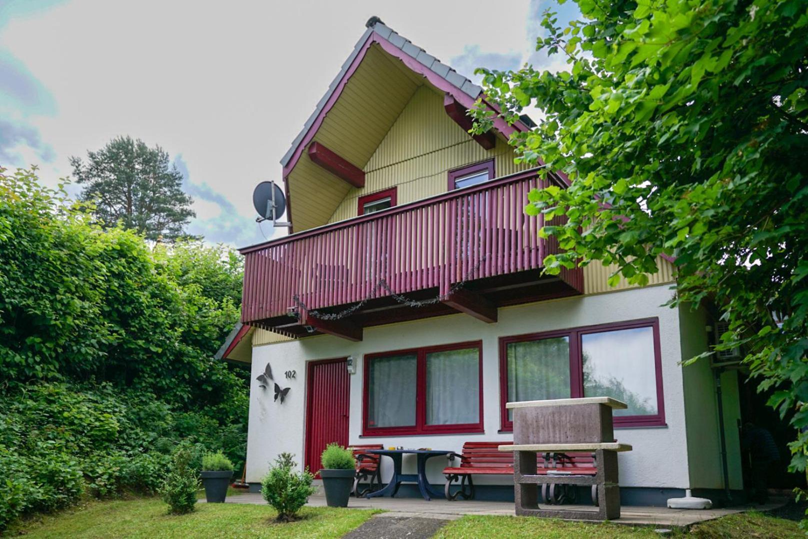 קירכהיים Ferienhaus "Schmetterling" Am See Im Bergland מראה חיצוני תמונה
