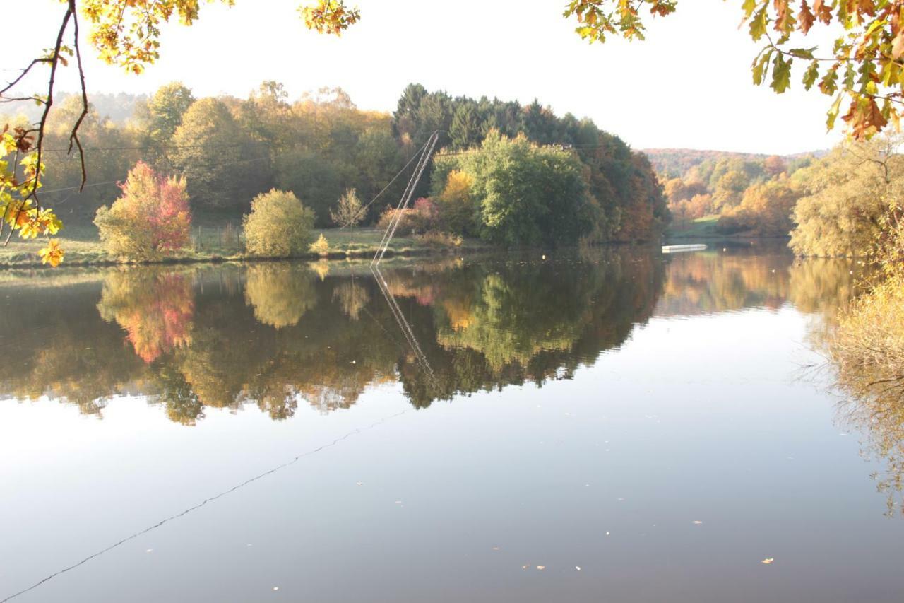 קירכהיים Ferienhaus "Schmetterling" Am See Im Bergland מראה חיצוני תמונה